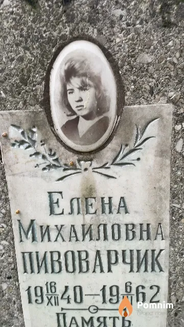 Пивоварчик Елена Михаиловна