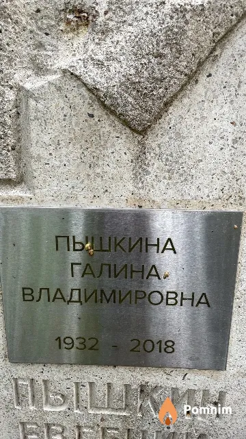 Пышкин Галина Владимировна