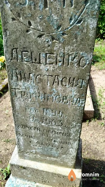 Лещенко Анастасия Трофимовна