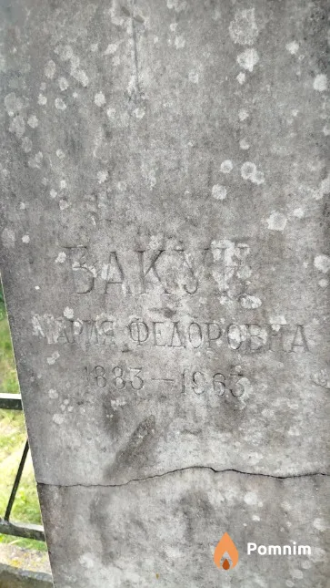 Бакун Мария Фёдоровна