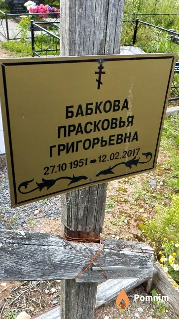 Бабкова Прасковья Григорьевна