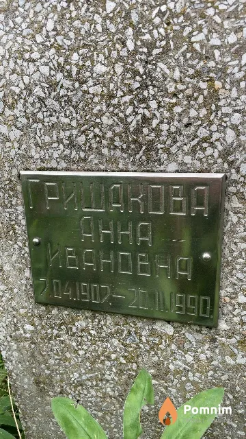 Гришакова Анна Ивановна