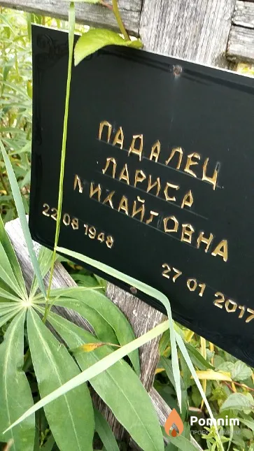 Падалец Лариса Михайловна