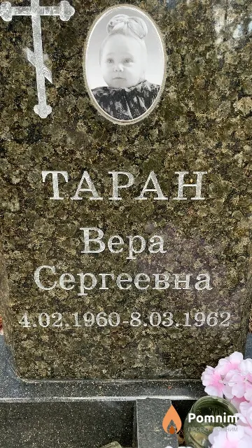 Taран Bepa Сергеевна