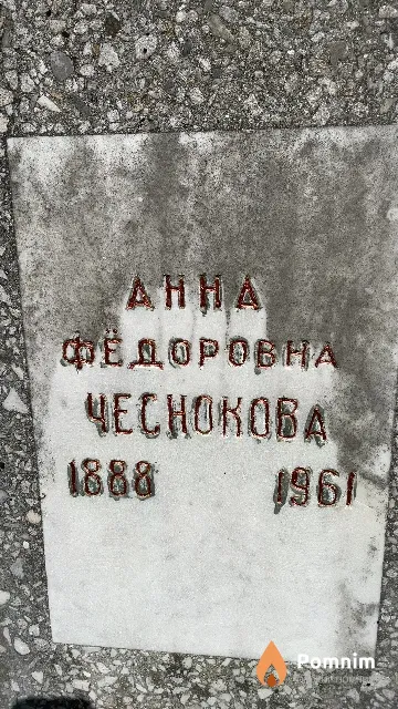 Чеснокова Анна Фёдоровна