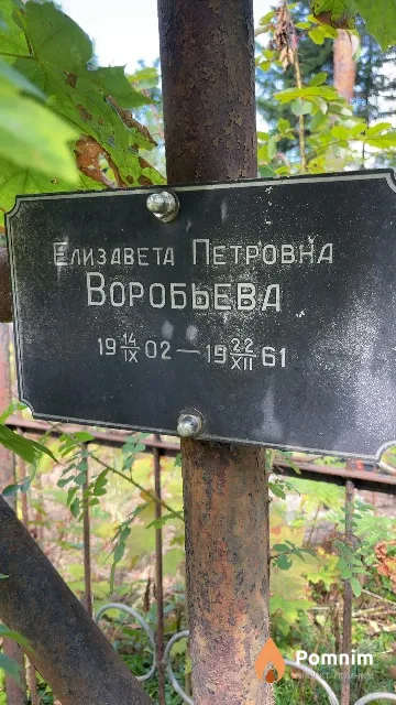 Воробьева Елизавета Петровна