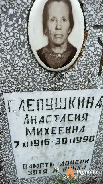 Слепушкина Анастасия Михеевна
