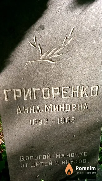 Григоренко Анна Миновна