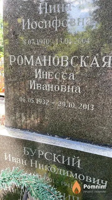 Романовская Инесса Ивановна