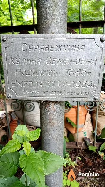 Суравежкина Кулина Семеновна