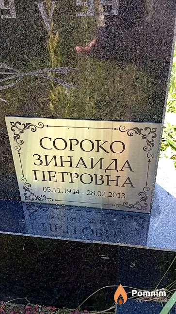 Сороко Зинаида Петровна