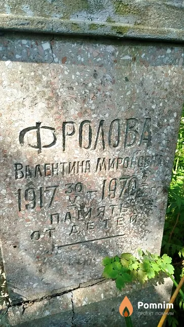Фролова Валентина Мироновна