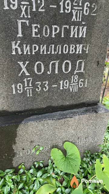 Холод Георгий Кириллович