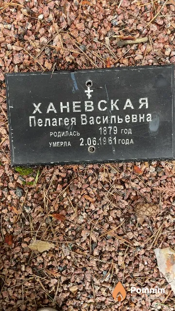 Ханевская Пелагея Васильевна