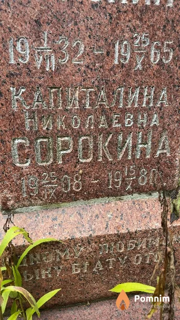 Сорокина Капиталина Николаевна