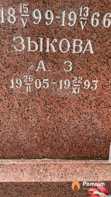 Зыкова А. З.
