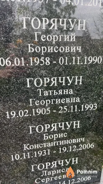 Горячун Татьяна Георгиевна