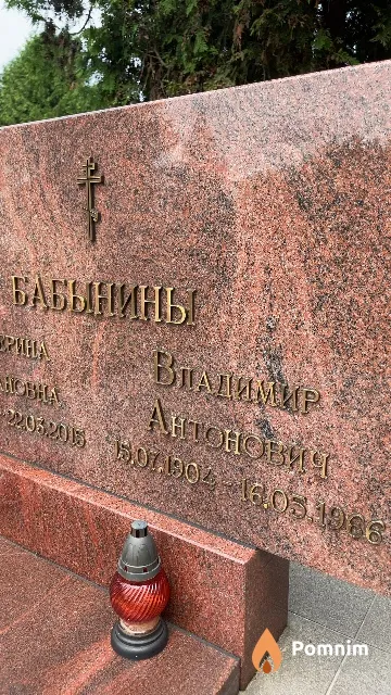 Бабынины Владимир Антонович