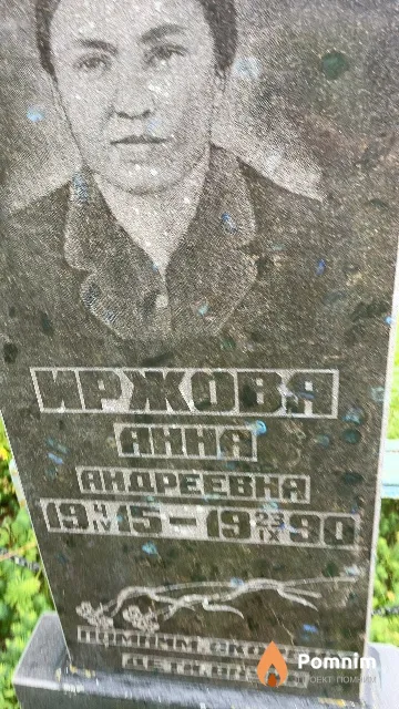 Иржова Aнна Андреевна