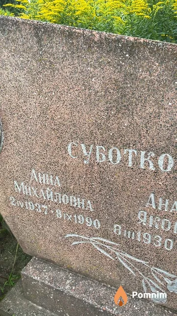 Суботко Aнна Михайловна