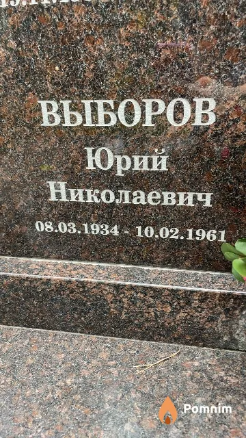 Выборов Юрий Николаевич