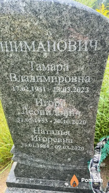 Шиманович Наталья Игоревна