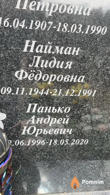 Найман Лидия Фёдоровна