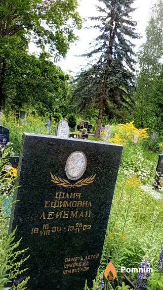Лейбман Фаня Ефимовна