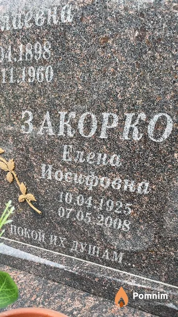 Закорко Елена Посифовна