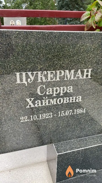 Цукерман Cappa Хаймовна