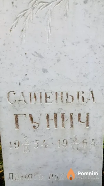 Гунич Сашенька