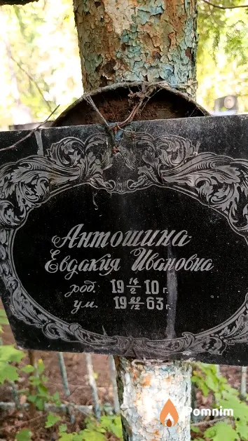 Антошина Евдакия Ивановна