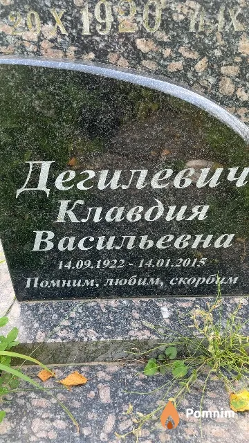 Дегилевич Клавдия Васильевна