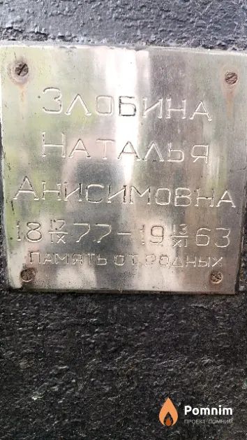 Злобина Наталья Анисимовна