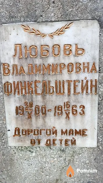 Финкельштейн Любовь Владимировна