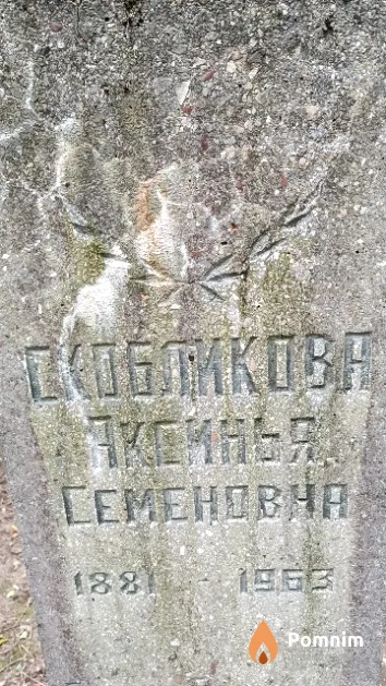 Скобликова Аксинья Семеновна
