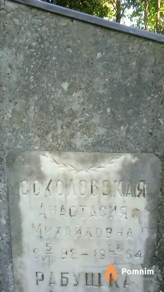 Соколовская Анастасия Михайловна