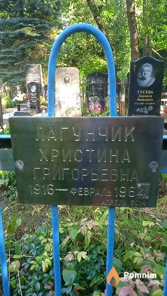 Лагунчик Христина Григорьевна