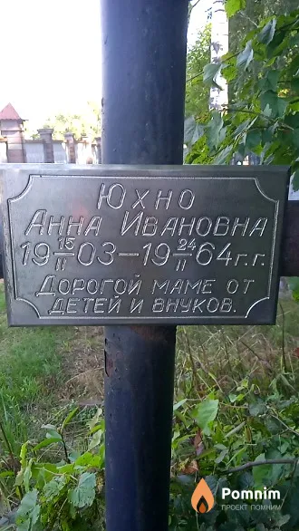 Юхно Анна Ивановна