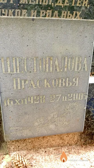 Шестопалова Прасковья