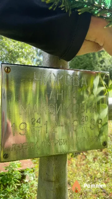 Чижова Aнна Максимовна
