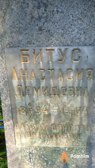 Битус Анастасия Демидовна