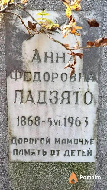 Ладзято Анна Федоровна