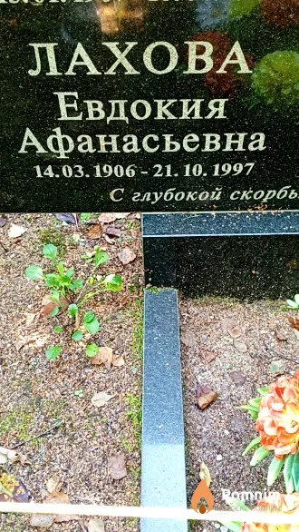 Лахова Евдокия Афанасьевна