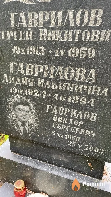 Гаврилова Лидия Ильинична