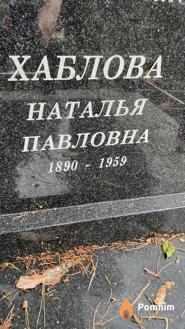 Хаблова Наталья Павловна