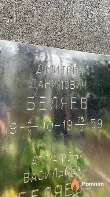 Беляев Дмитрий Данилович
