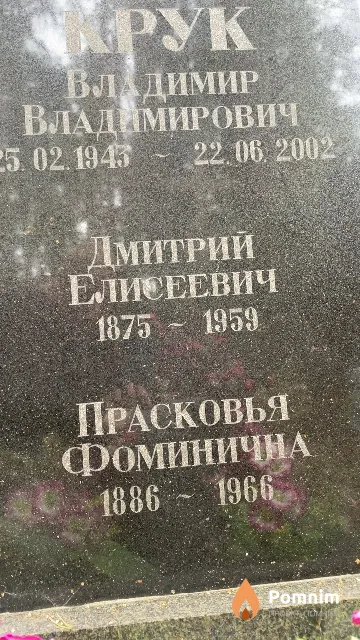 Крук Прасковья Фоминична