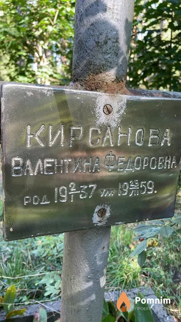Кирсанова Валентина Федоровна