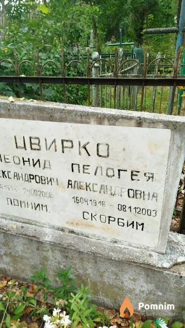 Цвирко Пелогея Александровна